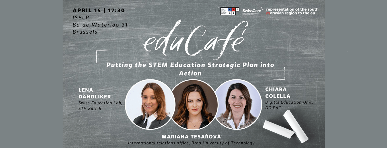 Join the discussion at the EduCafé on 14 April 2026